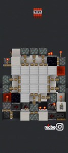 redbgc | Minecraft Redstone on Instagram: "Minecraft Tutorial 3x3 Spiral Piston Door. By: redbgc #minecraft #minecraftbedrock #minecraftpe #minecraftmemes #redstone #mc #redstonerspub"