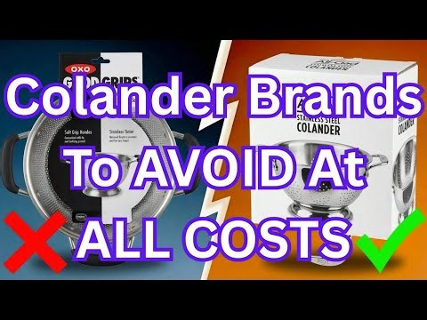9 Colander Brands To AVOID (And The 2 That Are Worth It)