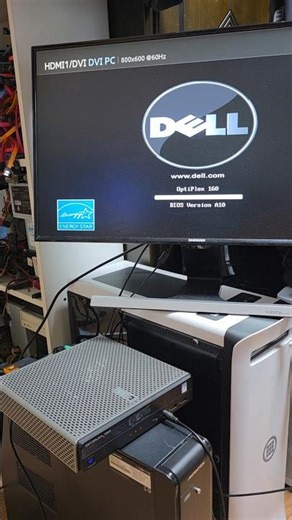 17년 전 DELL 미니PC Optiplex 160 윈도우XP 부팅속도 #shorts