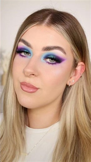 Aurora Eyeshadow Tutorial 💫🌌 Creative Makeup Look