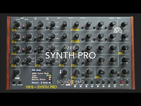MFB Synth Pro Sound Demo