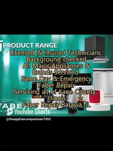 Faber Repair Batavia, IL 630 425 6558