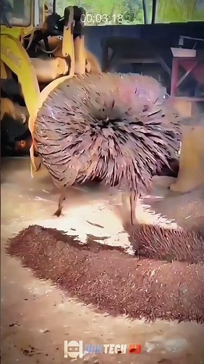 Magnetic Sweeping of Iron Powder- Satisfying jobs and machinery in the world