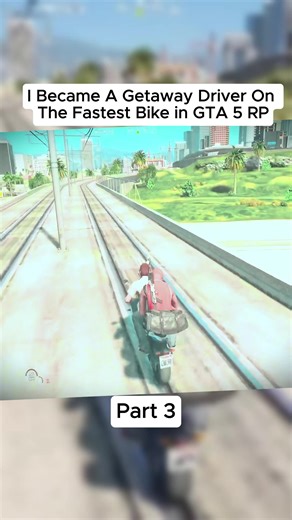 Fastest Getaway Driver on a Bike in GTA 5 RP