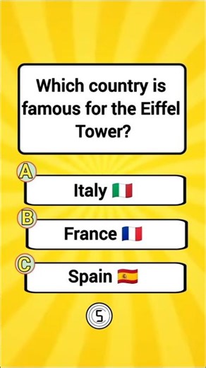 Country Quiz Challenge 🌏 | Eiffel Tower & Rising Sun | Fun GK Quiz 🧠