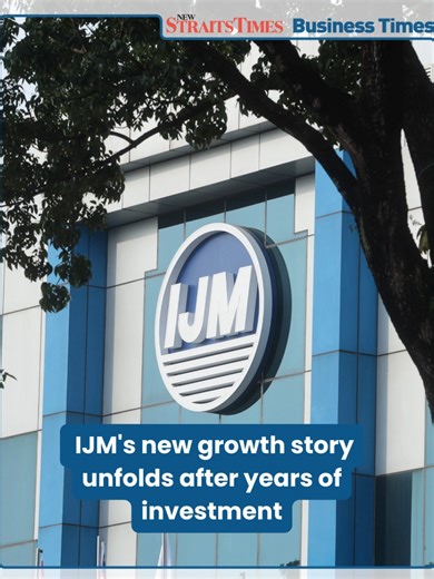 #BTTV IJM Corp Bhd is entering a defining phase in its corporate evolution, even as a takeover offer by Sunway Bhd looms over the company. After years of deliberate capital deployment into highways, large-scale infrastructure and overseas ventures, IJM is approaching a stage where these investments are beginning to translate into steadier cash flows, more diversified earnings streams and improved long-term visibility. For the first half ended Sept 30 2025, IJM's revenue grew 16.7 per cent to mor