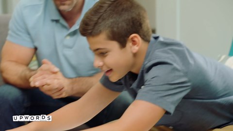 Spin Master Games, Upwords, The Stackable Word Game: 2023 Edition, Includes Rotating Board & Letter Tiles, Classic Crossword Activity for Kids & Family, 3-6 Players, for Ages 8+