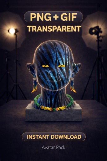 Blue Alien Animated Avatar for Discord and Twitch - Etsy UK