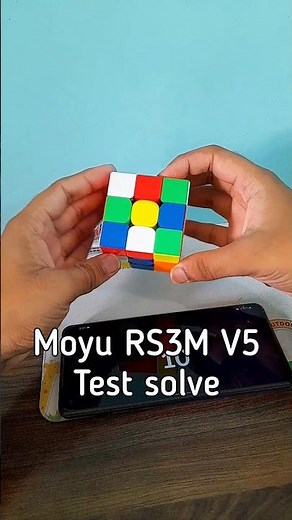 Moyu RS3M V5 review #solve #rs3mv5 #sfs #shorts