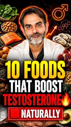 10 Foods That Boost Testosterone 🔥 #menshealth