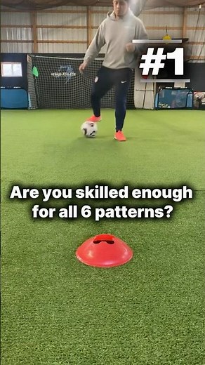 Can You Complete All 6 Dribbling Patterns? #soccer #athlete #ballmastery #soccerskills #skills