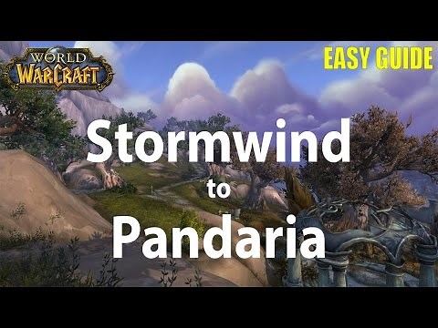 How to get to Pandaria from Stormwind - 2016