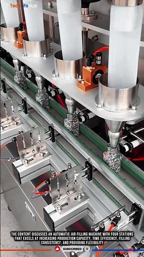 Innovation 4-Station Filler: High Capacity, Time Efficiency, Consistent Filling #tech