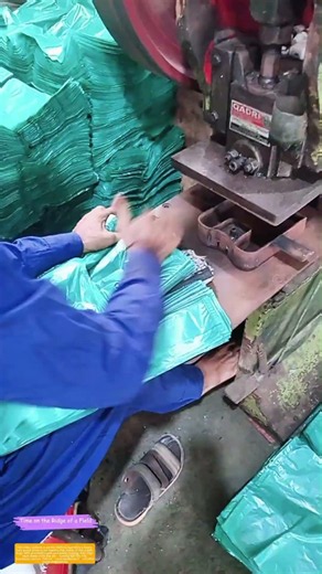 Punching Plastic with Precision: How a Simple Machine Creates Everyday Bags