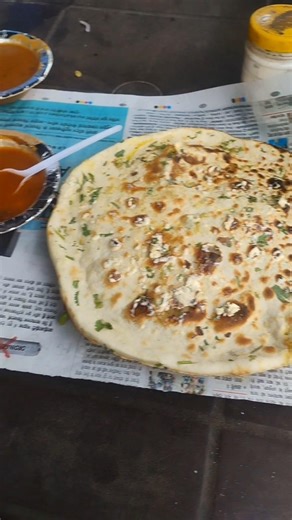 💢Street side Nan only 40 rupees⚠️#rozkasafar #streetfood #indianstreetfood