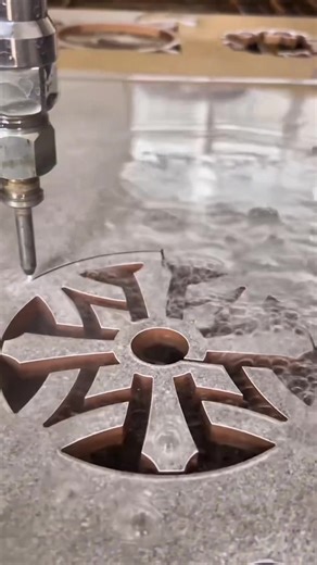 Celtic Tile Waterjet Art and Smooth Cutting Techniques