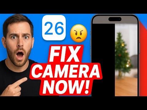 "Apple iOS 26 Camera Issues Solved! iPhone Camera Black Screen FIX 2025"
