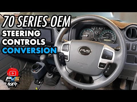 PVS Steering Wheel Controls Installation Video to Suit Toyota LandCruiser 70 Series 76 78 79 LC70