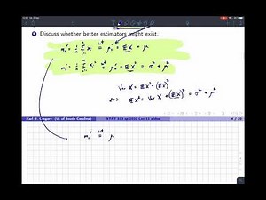 Method of moments estimators (part 1/2)