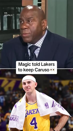 22K reactions · 1K comments | Lakers icon and former president Magic Johnson said he told the team to keep Alex Caruso after letting Kentavious Caldwell-Pope walk in free agency a year after winning a title in 2020  (via ESPN) | Yahoo Sports | Facebook