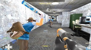 TF2 - Zombie Escape Mod gameplay on Cargoship Escape map - Otaku