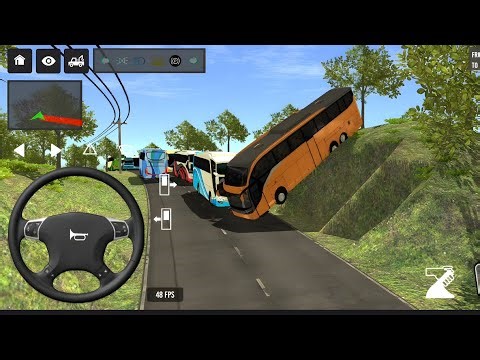 😰Euro coach💥 😨Bus || Indonesian😱🔥 simulator game video New 2026 3D Android Gameplay #automobile