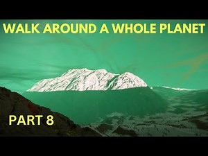 HOW BIG IS A PLANET in Space Engineers? Walk Around a Planet (Part 8)