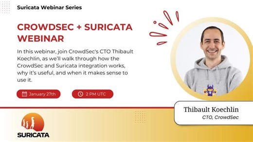 CrowdSec Suricata Integration with Thibault Koechlin | CrowdSec