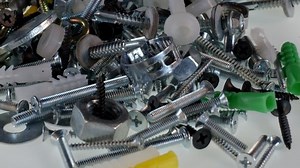 Stainless Steel Bolts Nails Dowels Nuts 库存影片视频（100% 免版税）1066207690 | Shutterstock