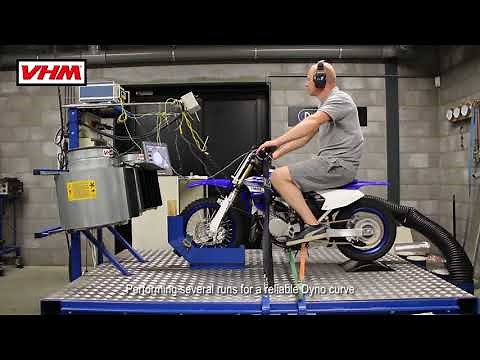 Yamaha YZ65 2018 Dyno test with VHM cylinder head full