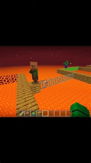 Can Villager Escape the Lava Maze? 🌋🧩Villager vs Lava: Impossible IQ Level! 🤯