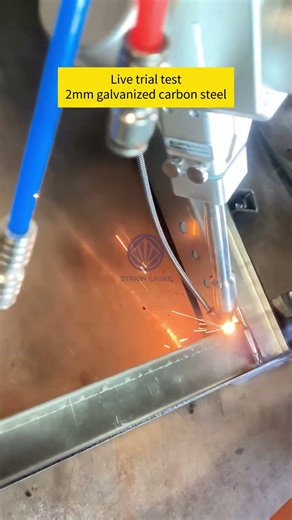 Robotic Automation System | 2mm Galvanized Steel Rack On-Site Trial #weldingrobot #roboticwelding