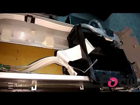 How to install and remove Epson L800 Print head for A4 Small dtg food flatbed printer