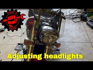 Adjust Motorcycle Headlight