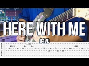 Here With Me |©d4vd |【Guitar Cover】with TABS