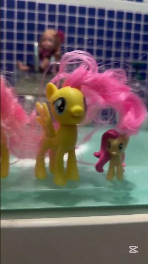 Elsa and Anna toddlers My Little Pony spa part 2