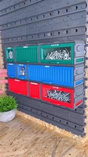 3.5M views · 64K reactions | We Built Infinite Storage - Part 9.. you can 3D print your own Cargo Storage System from our Thangs page - link in bio  Printed on the @bambulab_official P1S in PLA Basic and Matte #3dprinting #3dprint #3dprinter #workshop #storage | Play Conveyor | Facebook