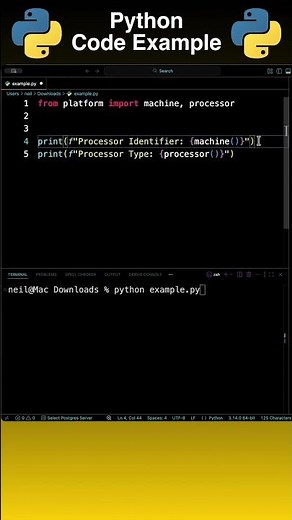 Python: Get the Processor Identifier Information [How To]