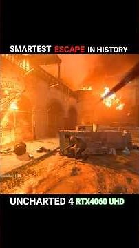Uncharted 4 Escape Scene 🔥 Prison Break in Smart Way! | 8K UHD | RTX 4060 #unchartedthelostlegacy