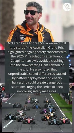 Andrea Stella Warns of F1 2026 Safety Risks After Melbourne Near-Crash