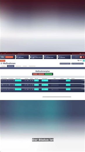 Maßnahmeplan in der Leanmaster App | SHORT