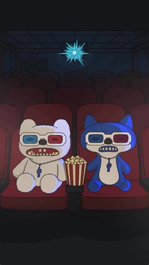 hmm I wonder what our fugglers are watching 🤔🍿 super cool animation from @nesvidomo_rk ! who wants to see more episodes hehe 💚