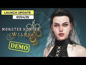 MONSTER HUNTER WILDS CHARACTER CREATION FEMALE🟡🟡DEMO🟡🟡
