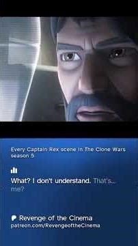 Captain Rex scenes from the Onderon & Ahsoka Arc and episodes 6, 10, 12 #starwars #clonewars #series