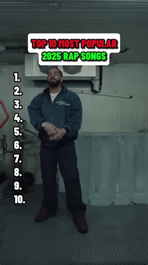 Top 10 Most Popular 2025 Rap Songs #music #ranking #review #rap #top10 | rap songs