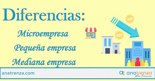 Microempresa, pequeña empresa, mediana empresa y gran empresa
