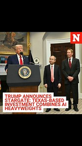 President Donald Trump announced Stargate, a company led by three business giants: OpenAI CEO Sam Altman, SoftBank Group CEO Masayoshi Son, and Oracle Corp. Chairman Larry Ellison. Stargate would invest up to $500 billion over the next four years in AI infrastructure. | Newsweek