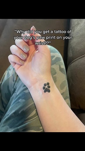 German Shepherd Paw Print Tattoo: A Symbol of Unconditional Love