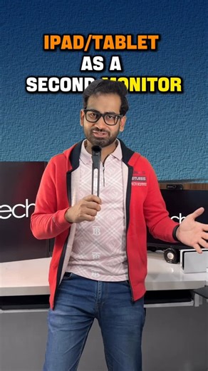 Ayush Damani | Tech Reign on Instagram: "FREE second screen setup ✨ . . . #portablemonitor #windowstips #appletips #freeapp #ios"