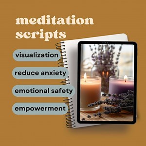 Guided Meditation Scripts - Guided Mindfulness Zen Therapy Grounding Tool - Etsy Australia